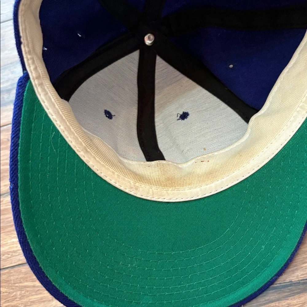 Vintage Chicago Cubs New Era Fitted Hat 7 1/4 Diamond Authentic Wool MLB